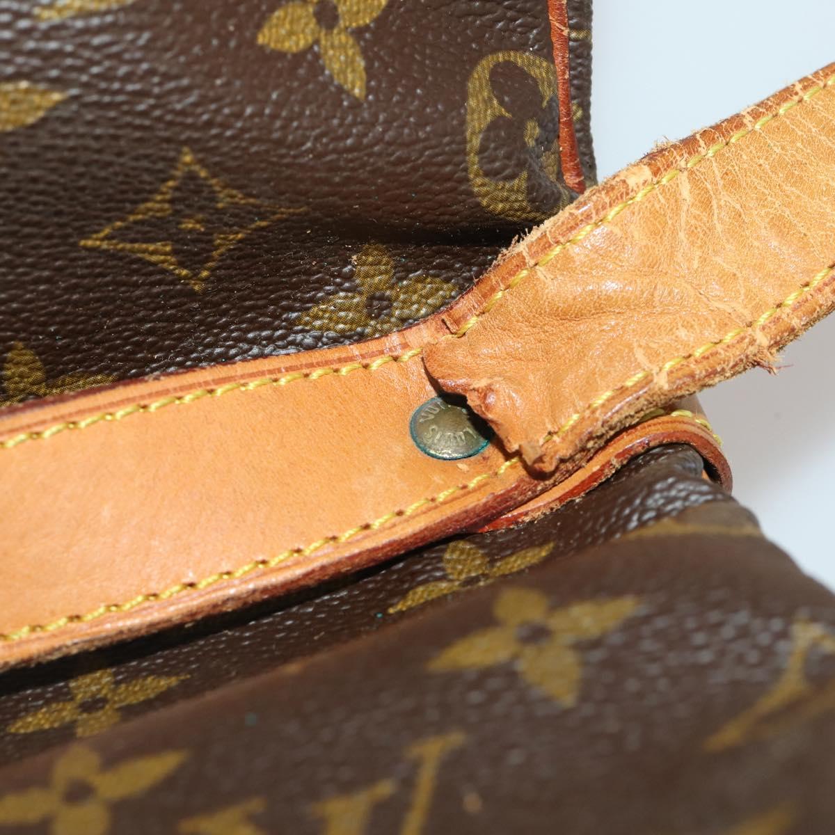 LOUIS VUITTON Monogram Saumur 43 Shoulder Bag M42252 LV Auth 198992