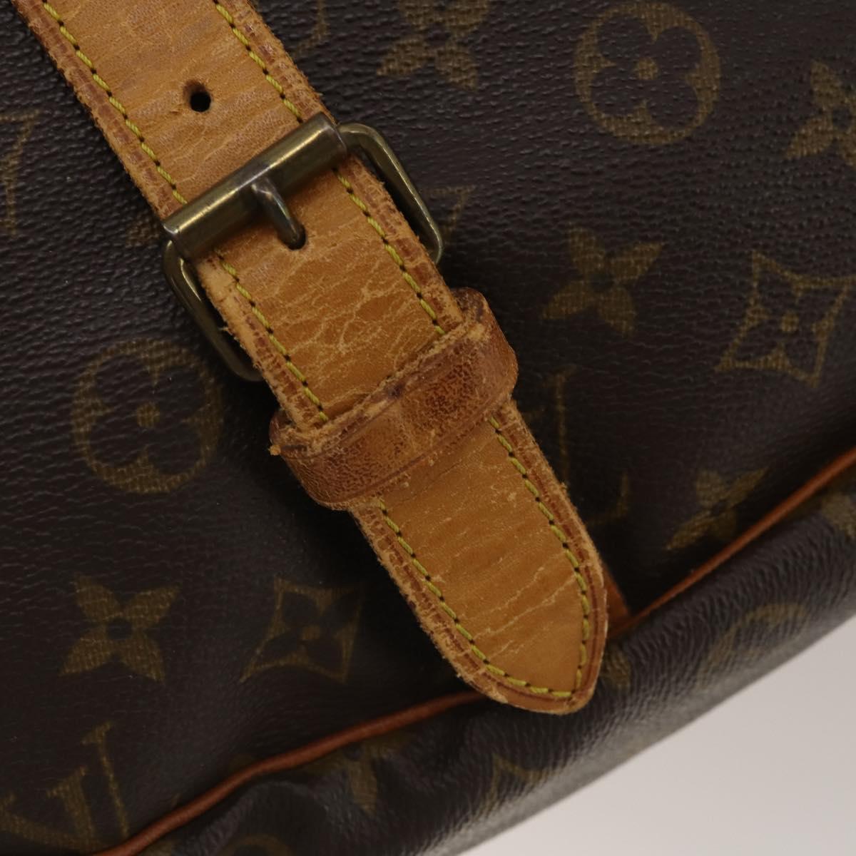 LOUIS VUITTON Monogram Saumur 43 Shoulder Bag M42252 LV Auth 198992