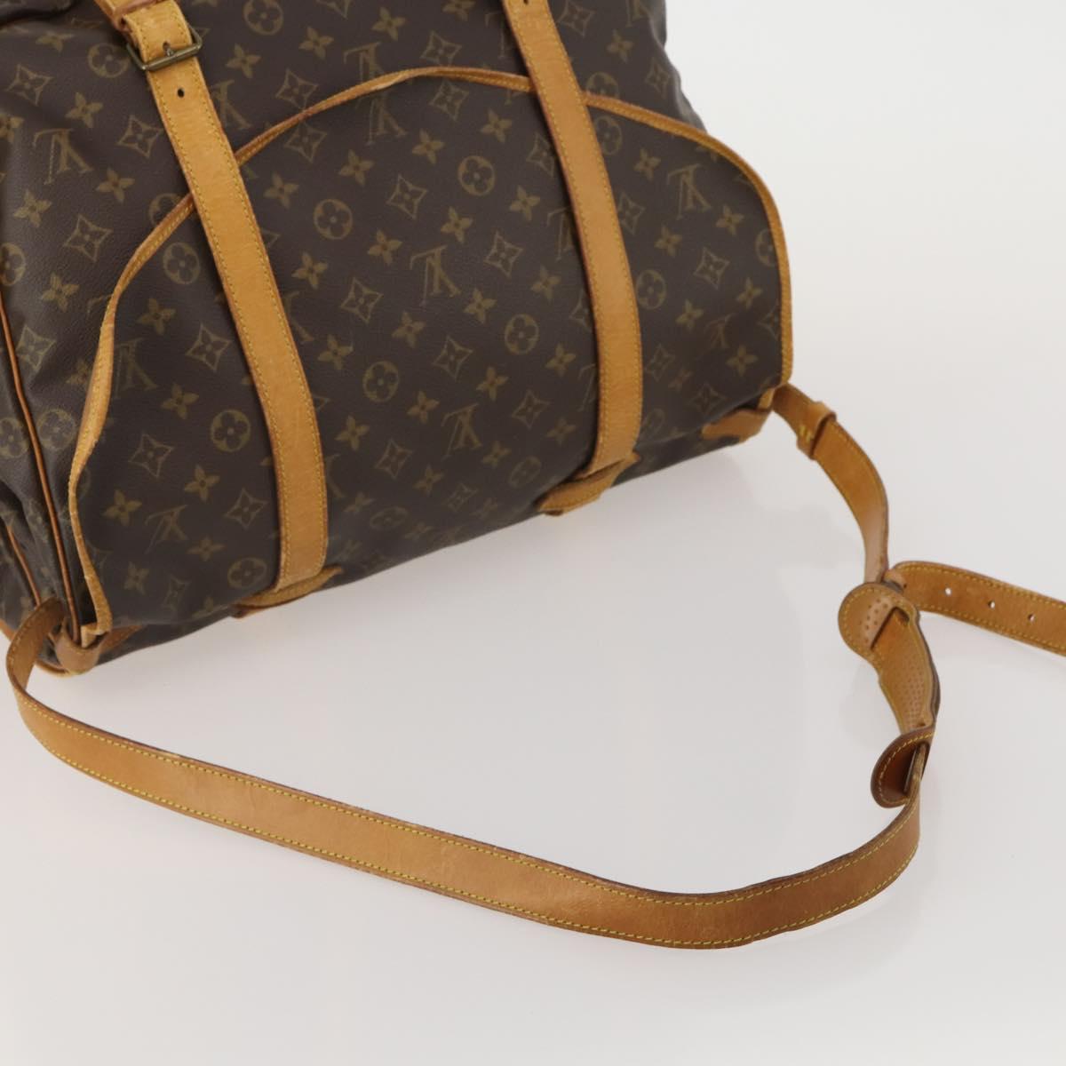 LOUIS VUITTON Monogram Saumur 43 Shoulder Bag M42252 LV Auth 198992