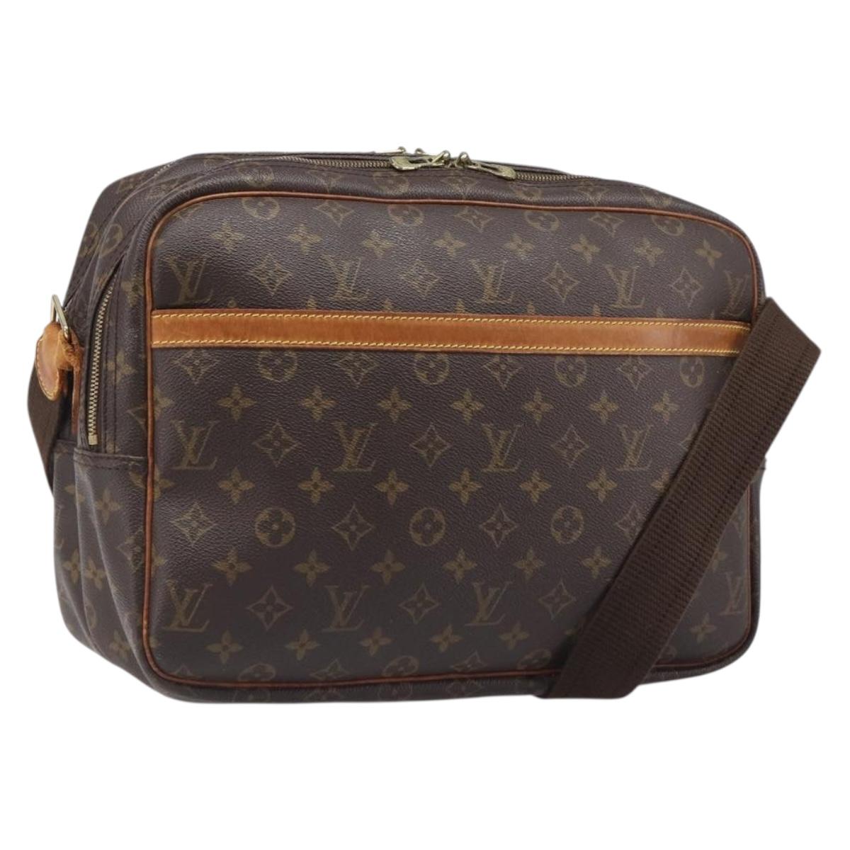 LOUIS VUITTON Monogram Reporter GM Shoulder Bag M45252 LV Auth 198993