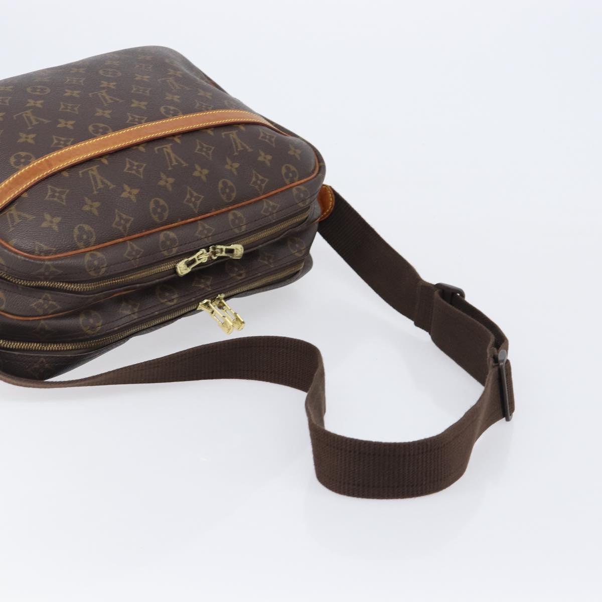 LOUIS VUITTON Monogram Reporter GM Shoulder Bag M45252 LV Auth 198993