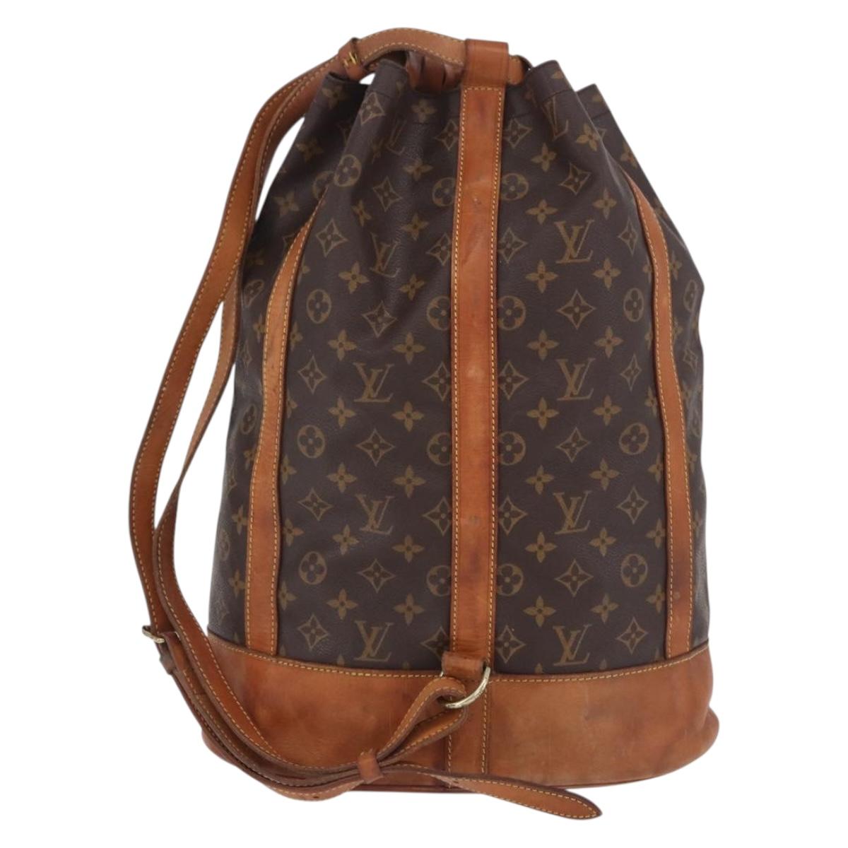 LOUIS VUITTON Monogram Randonnee GM Shoulder Bag M42244 LV Auth 198995