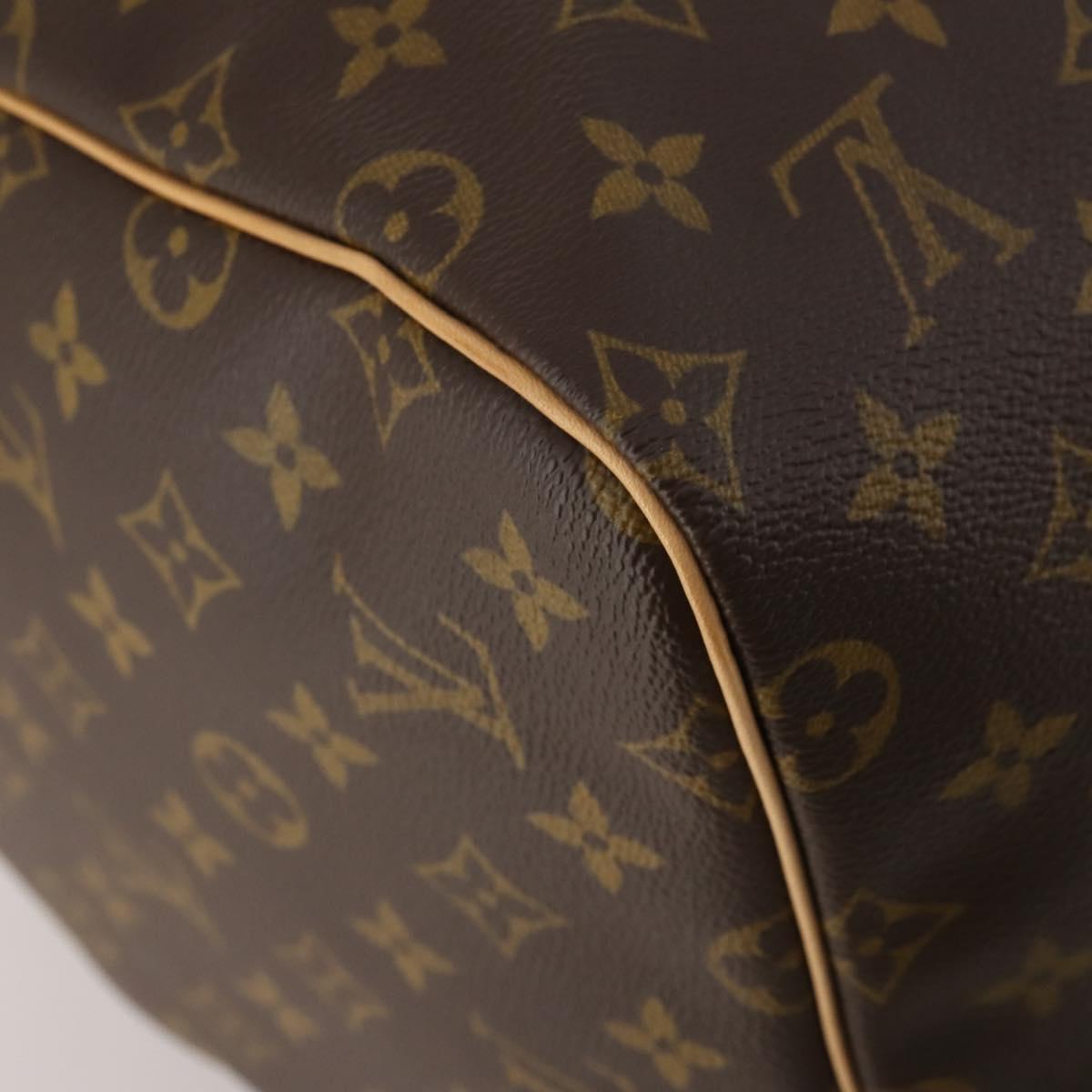 LOUIS VUITTON Monogram Keepall 55 Boston Bag M41424 LV Auth 198998V