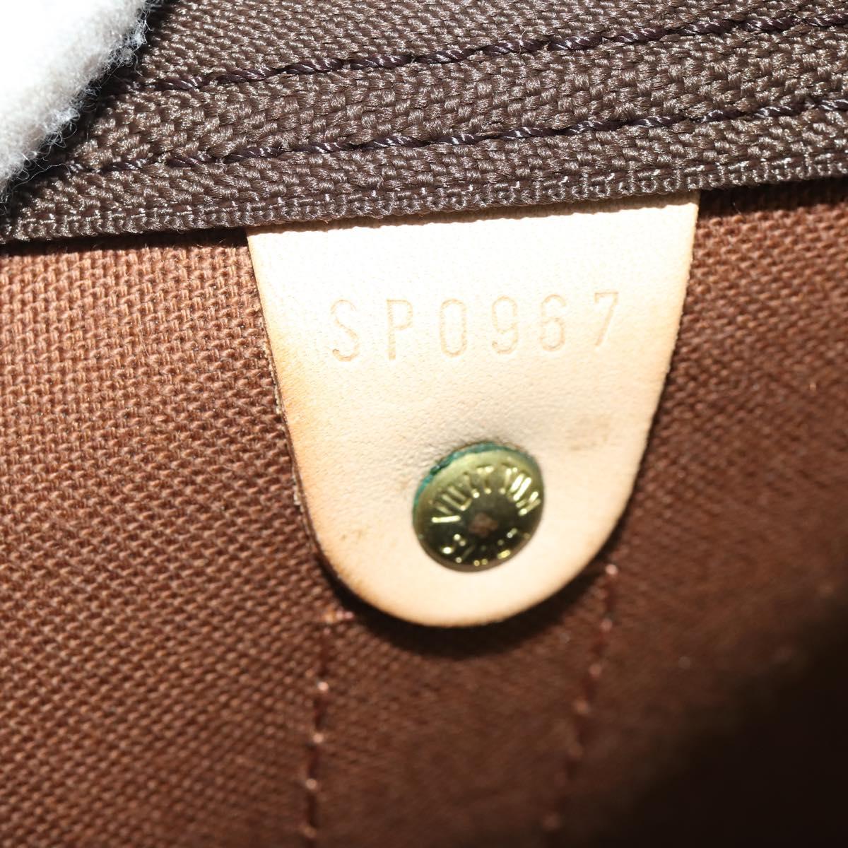 LOUIS VUITTON Monogram Keepall 55 Boston Bag M41424 LV Auth 198998V