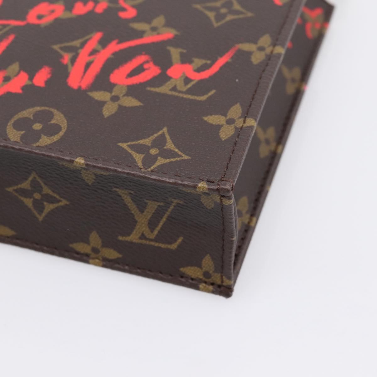 LOUIS VUITTON Monogram Falling in Love Petit Sac Plat 2way M80839 Auth 199000M