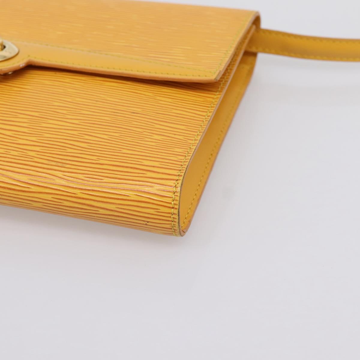 LOUIS VUITTON Epi Pochette Arche Shoulder Bag Yellow M52579 LV Auth 199007