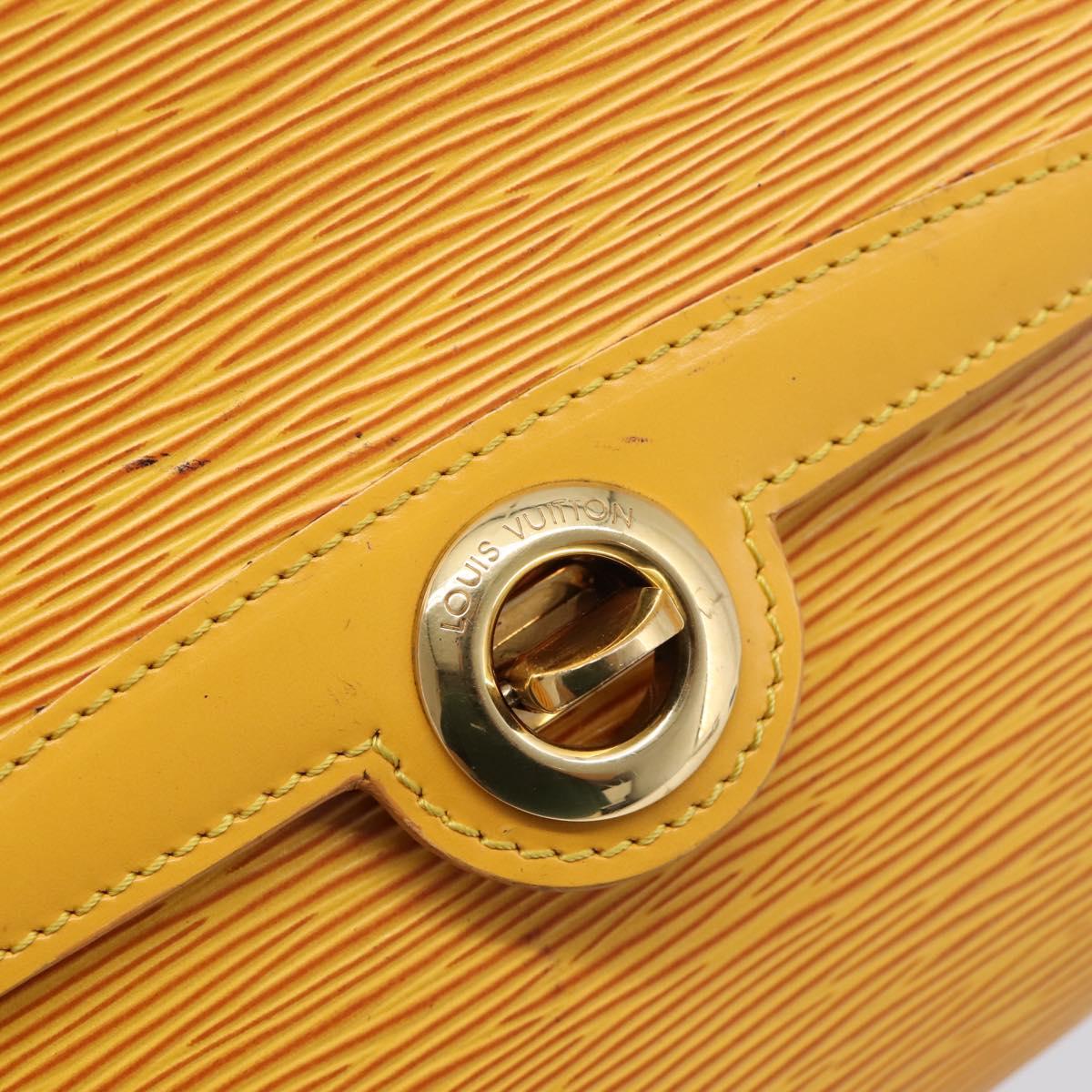 LOUIS VUITTON Epi Pochette Arche Shoulder Bag Yellow M52579 LV Auth 199007