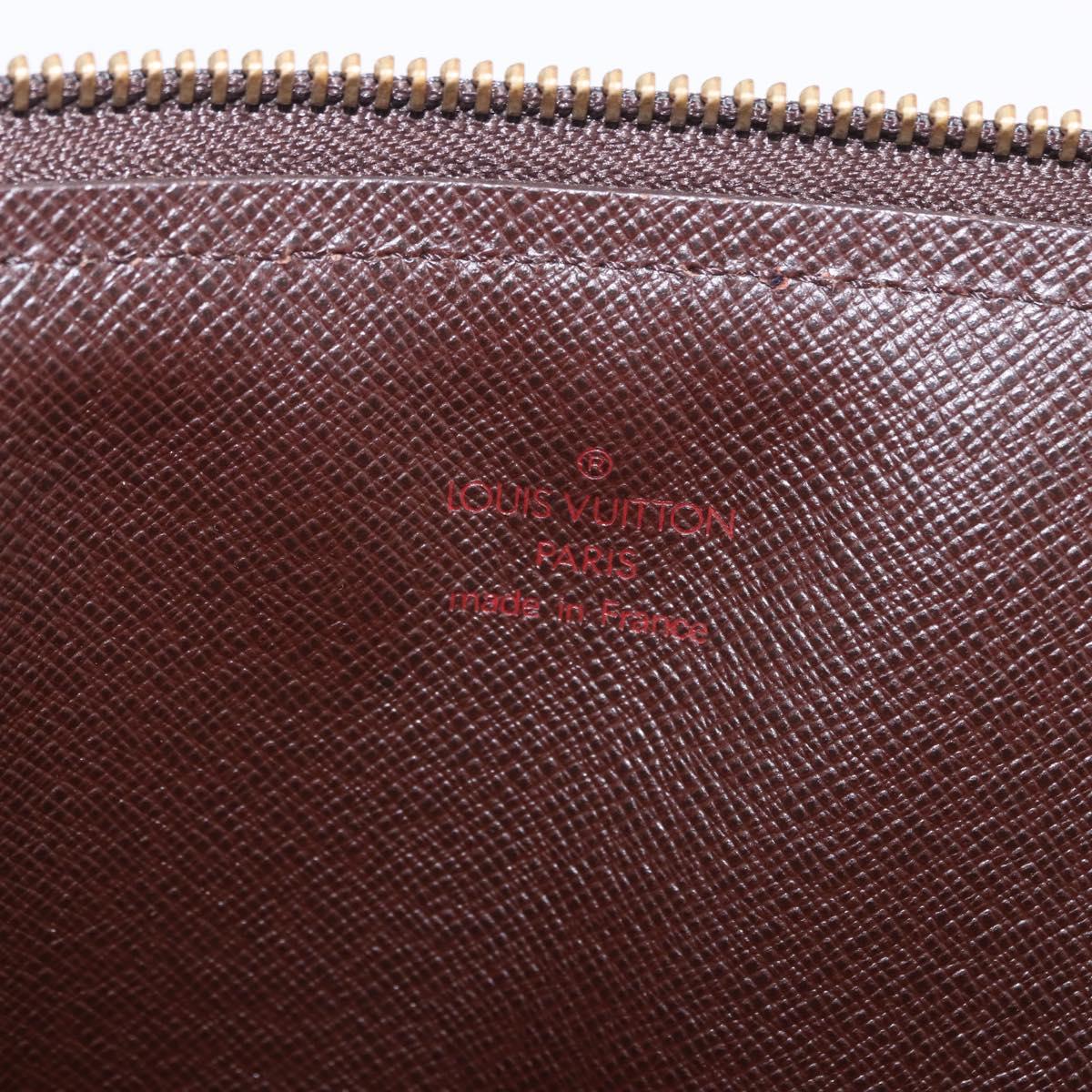LOUIS VUITTON Damier Ebene Posh Documents Clutch Bag LV Auth 199015A