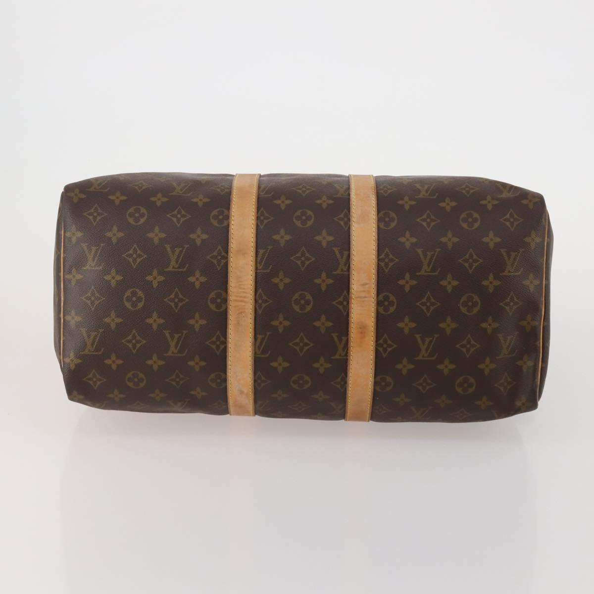 LOUIS VUITTON Monogram Keepall 45 Boston Bag M41428 LV Auth 199016