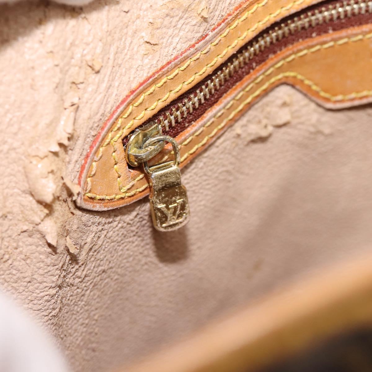 LOUIS VUITTON Monogram Bucket GM Shoulder Bag M42236 LV Auth 199021