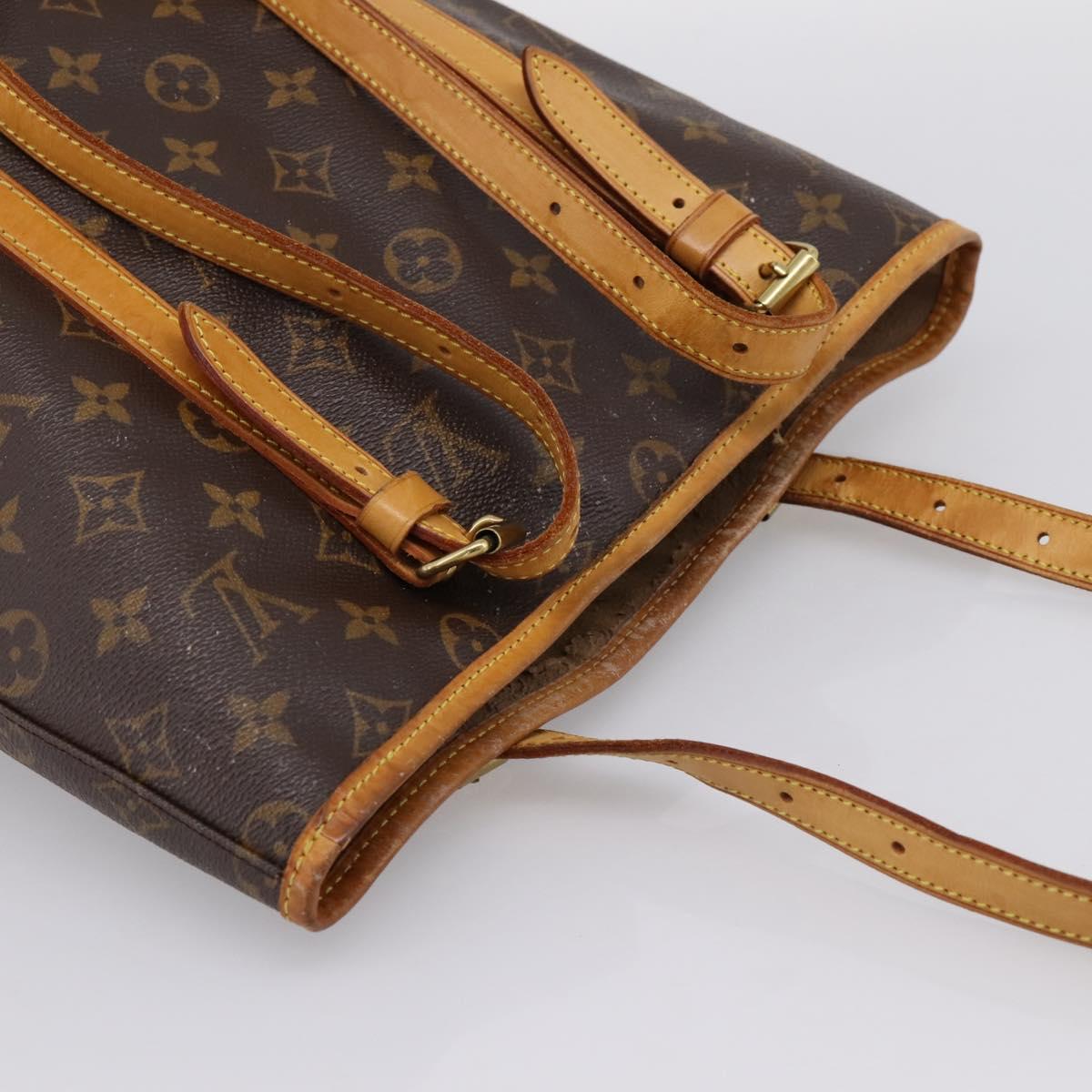 LOUIS VUITTON Monogram Bucket GM Shoulder Bag M42236 LV Auth 199021