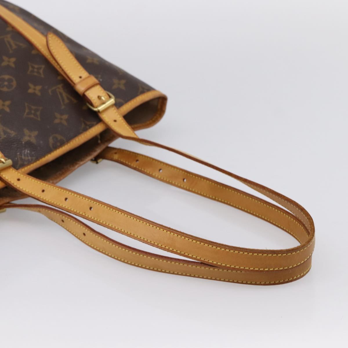 LOUIS VUITTON Monogram Bucket GM Shoulder Bag M42236 LV Auth 199021