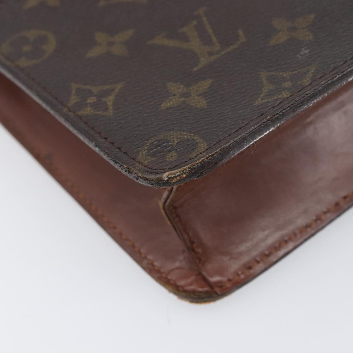 LOUIS VUITTON Monogram Pochette Homme Clutch Bag M51795 LV Auth 199029
