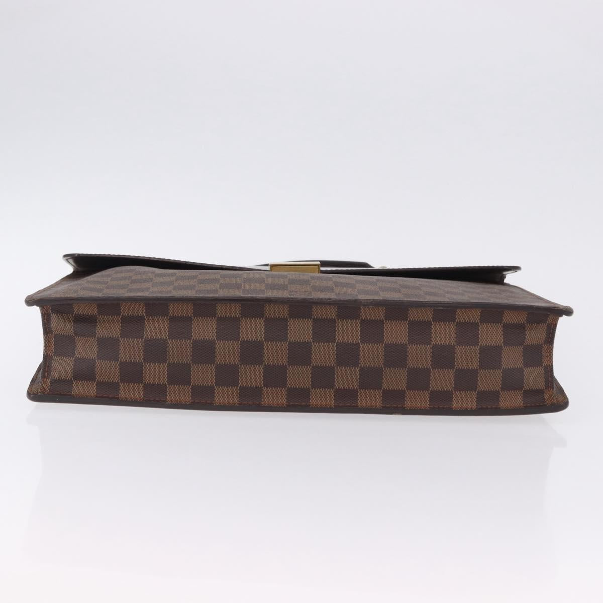 LOUIS VUITTON Damier Ebene Altona GM Business Bag N53312 LV Auth 199030