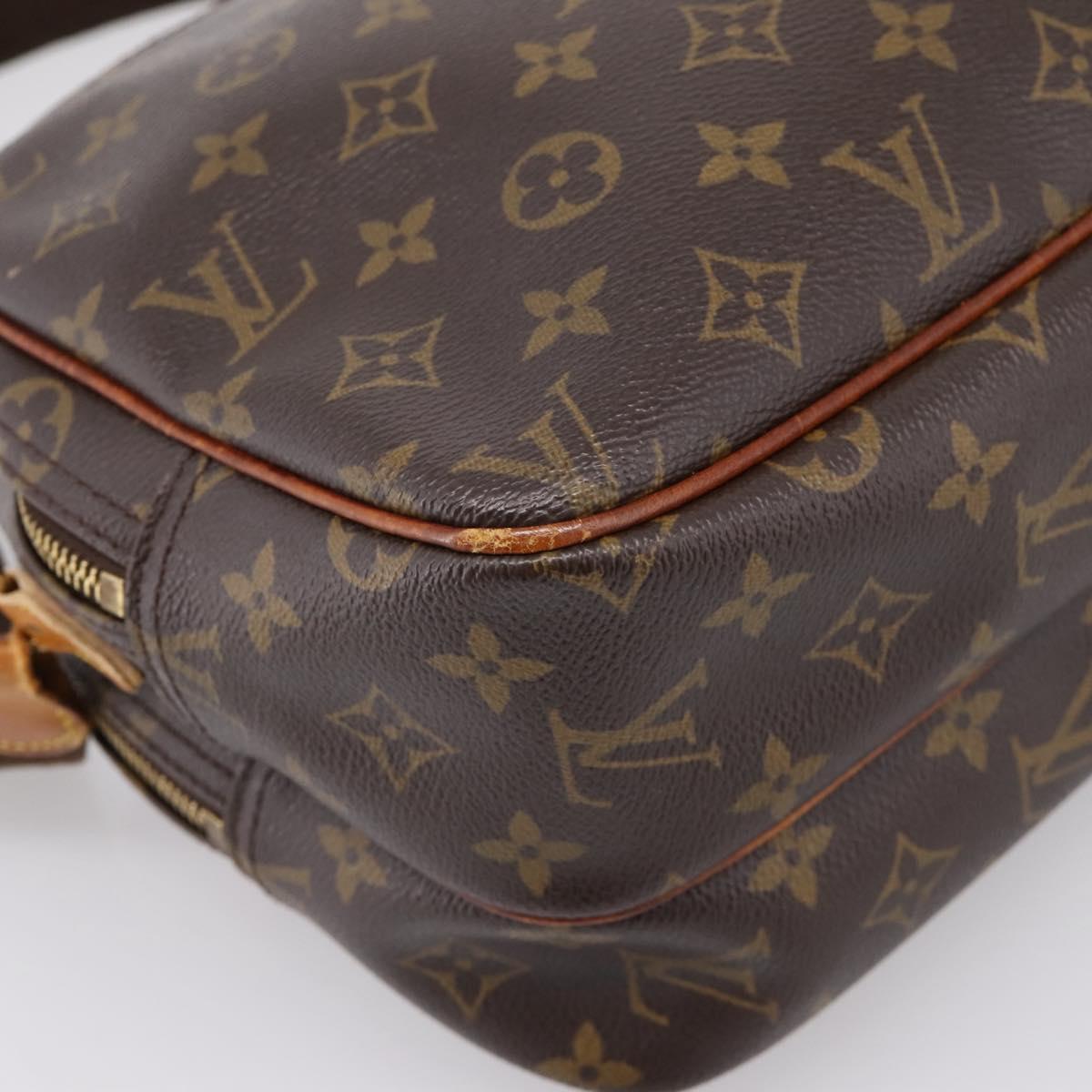 LOUIS VUITTON Monogram Reporter PM Shoulder Bag M45254 LV Auth 199039