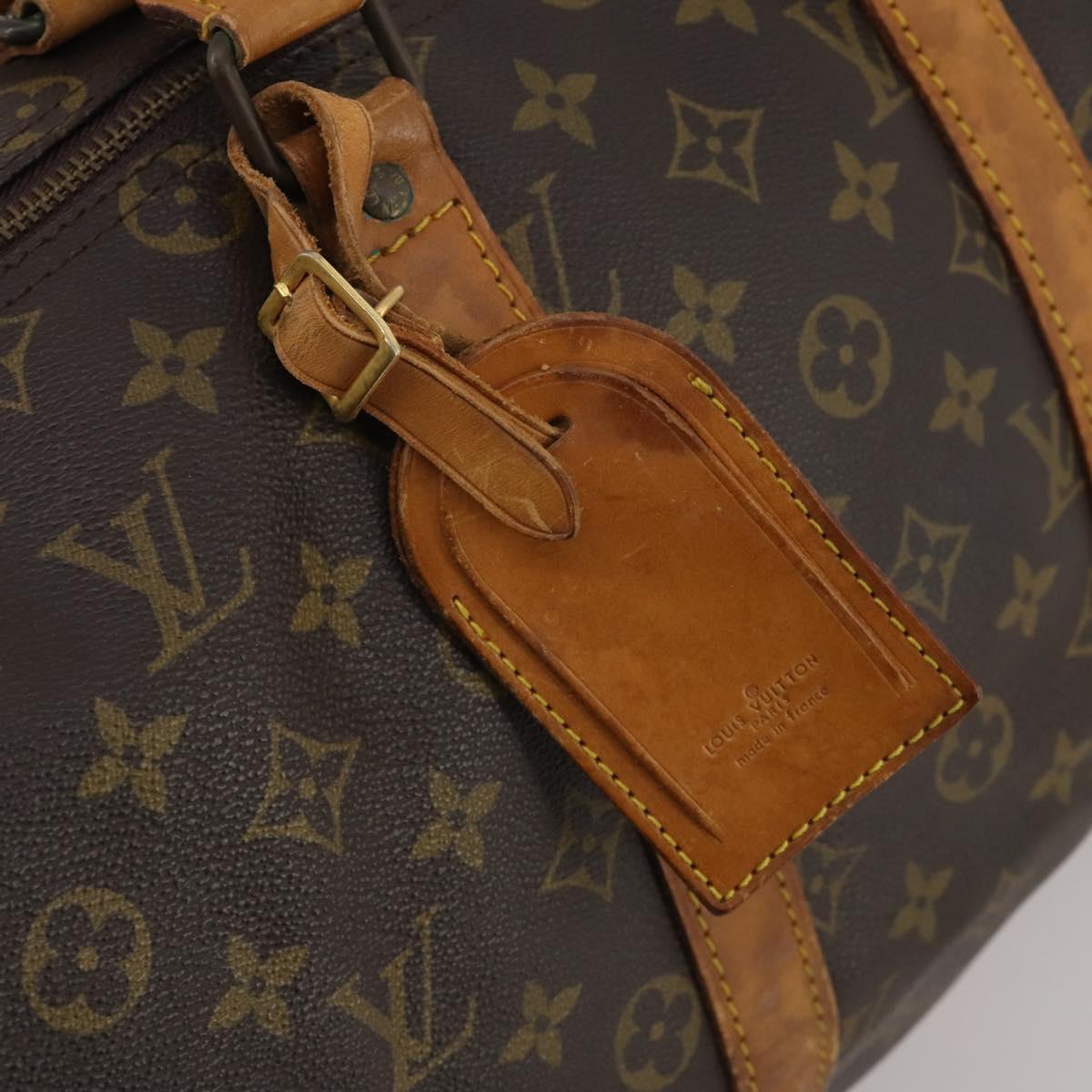 LOUIS VUITTON Monogram Keepall Bandouliere 45 Boston Bag M41418 LV Auth 199044