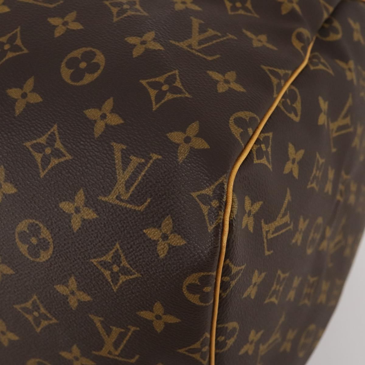 LOUIS VUITTON Monogram Keepall 55 Boston Bag M41424 LV Auth 199046A