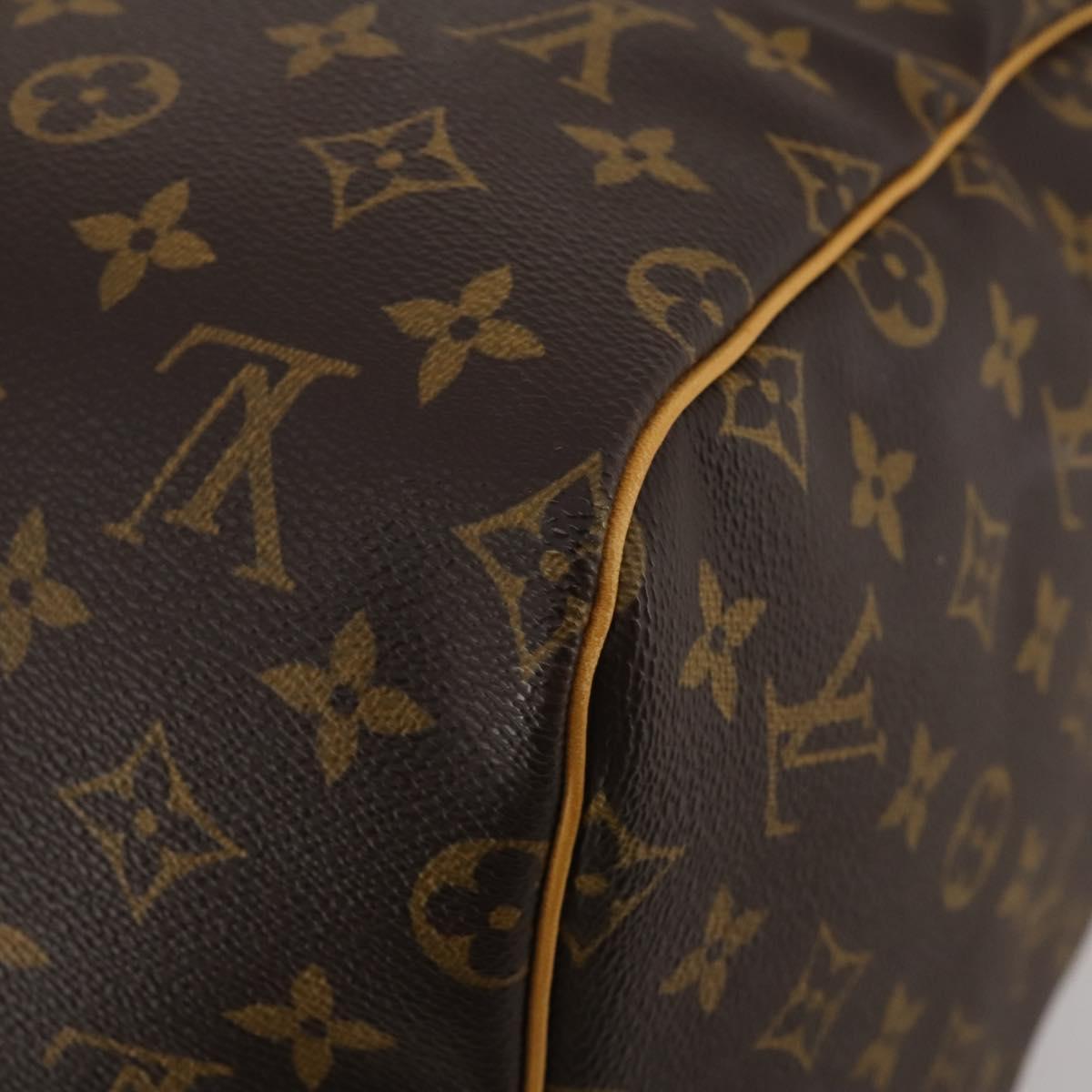 LOUIS VUITTON Monogram Keepall 55 Boston Bag M41424 LV Auth 199046A