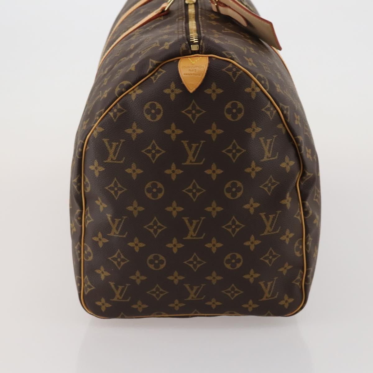 LOUIS VUITTON Monogram Keepall 55 Boston Bag M41424 LV Auth 199046A