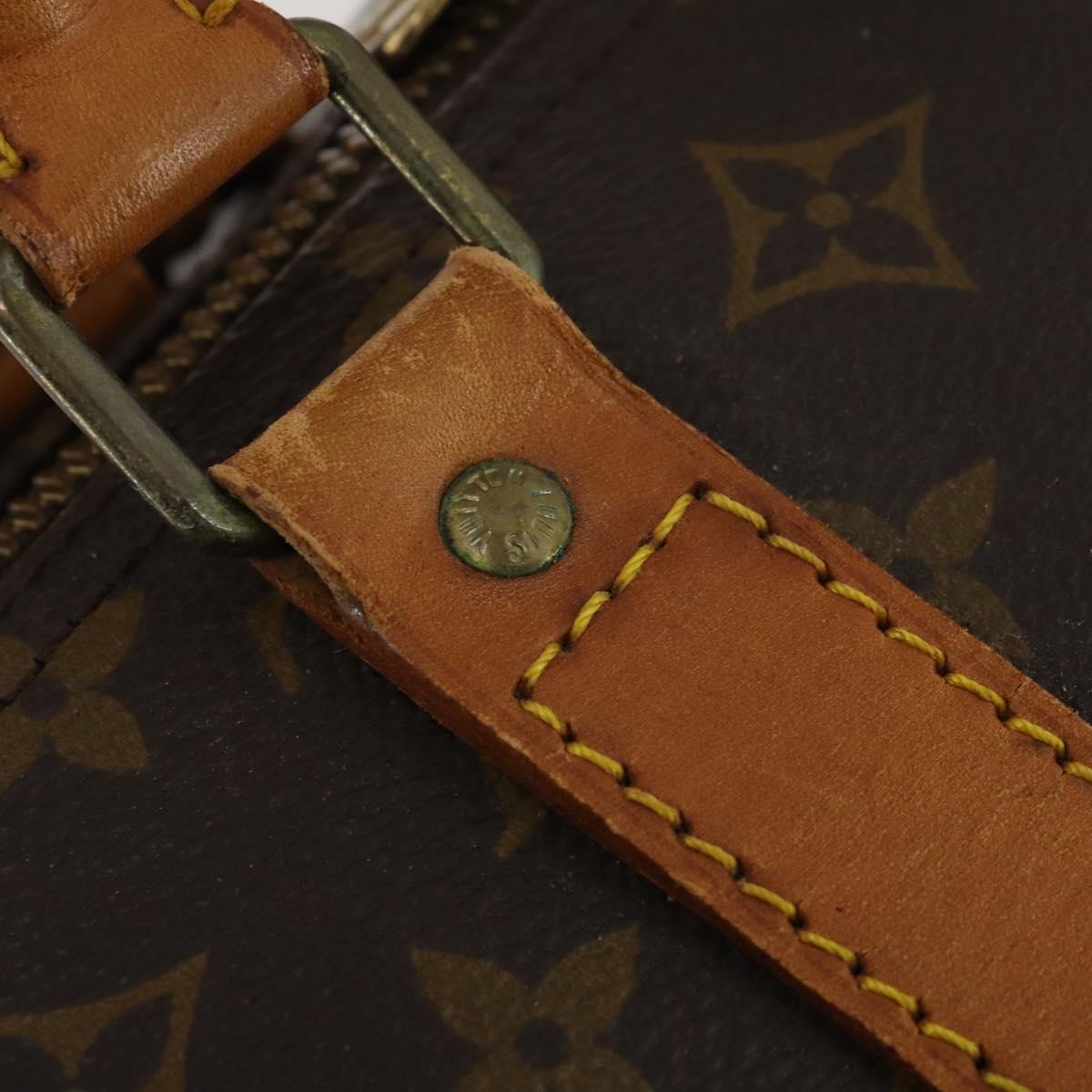 LOUIS VUITTON Monogram Keepall 60 Boston Bag M41422 LV Auth 199048
