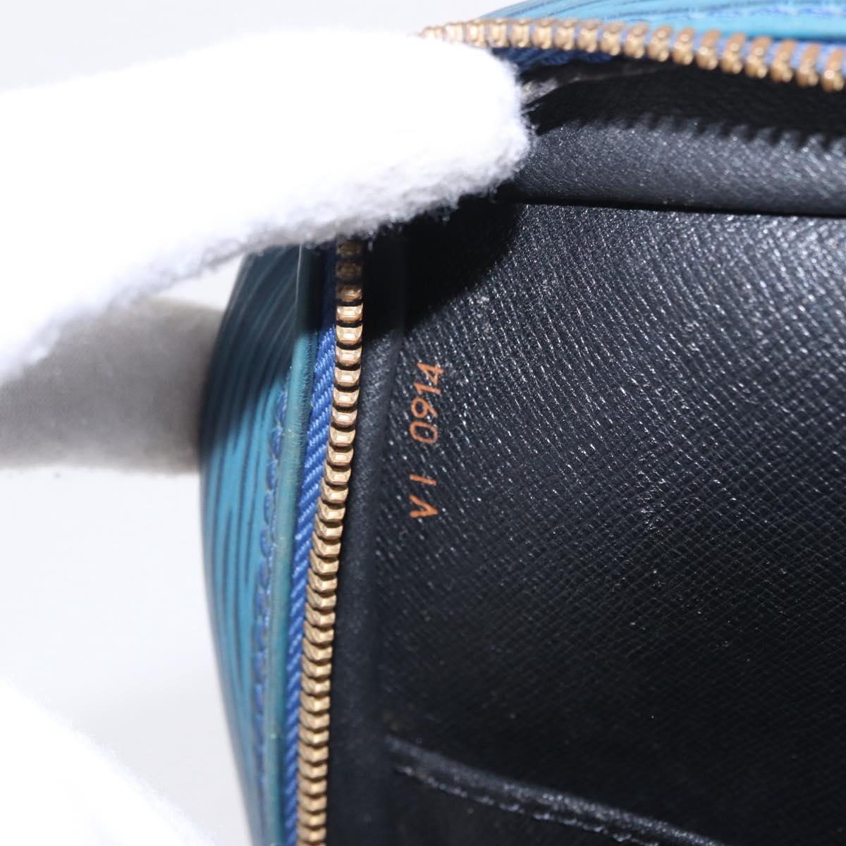 LOUIS VUITTON Epi Porte Documents Voyage Business Bag Blue M54475 LV Auth 199049