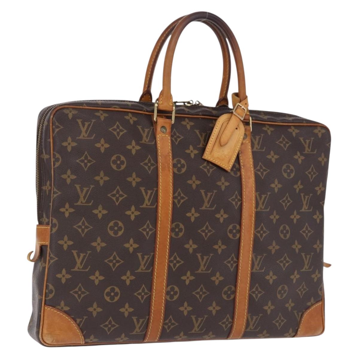 LOUIS VUITTON Monogram Porte Documents Voyage Business Bag M53361 LV Auth 199050