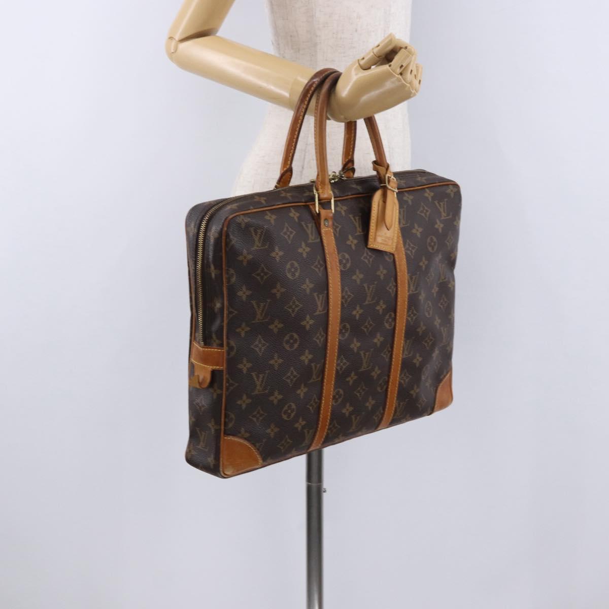 LOUIS VUITTON Monogram Porte Documents Voyage Business Bag M53361 LV Auth 199050