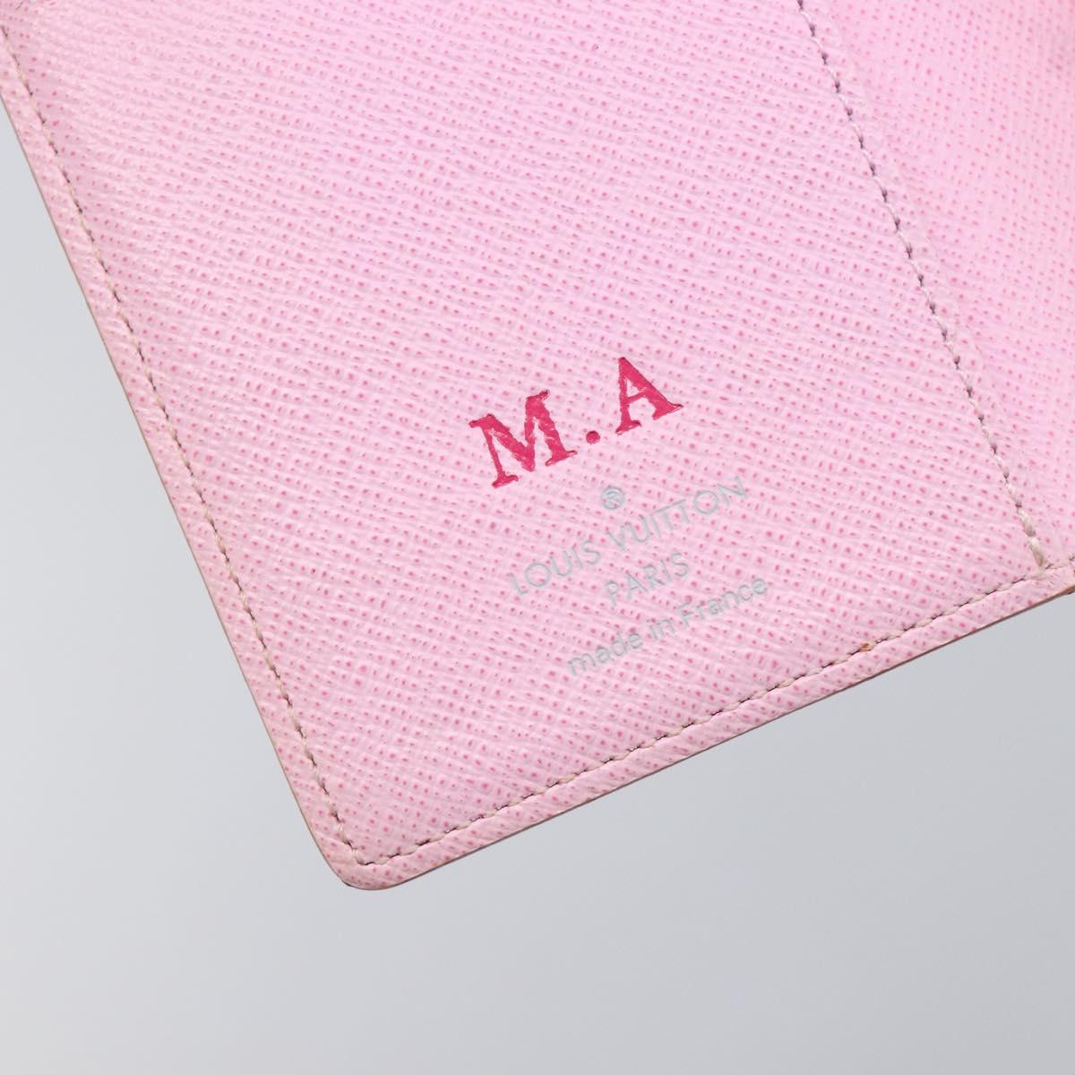 LOUIS VUITTON Monogram Multicolor Agenda PM Cover White R20896 LV Auth 199066