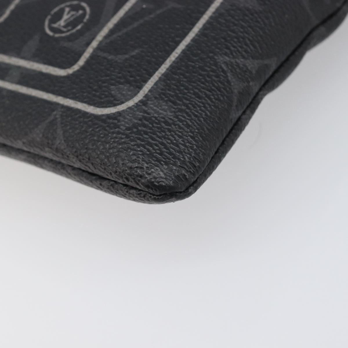 LOUIS VUITTON Monogram Eclipse Fragment iPhone Case M64449 LV Auth 199106V