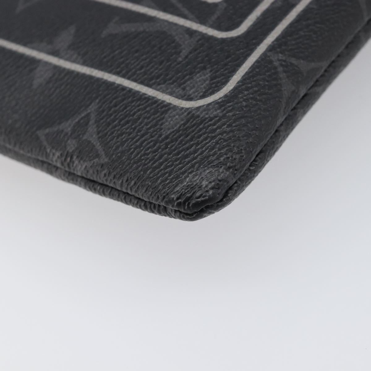 LOUIS VUITTON Monogram Eclipse Fragment iPhone Case M64449 LV Auth 199106V