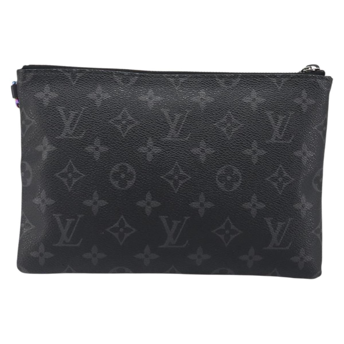 LOUIS VUITTON Monogram Eclipse Fragment iPhone Case M64449 LV Auth 199106V