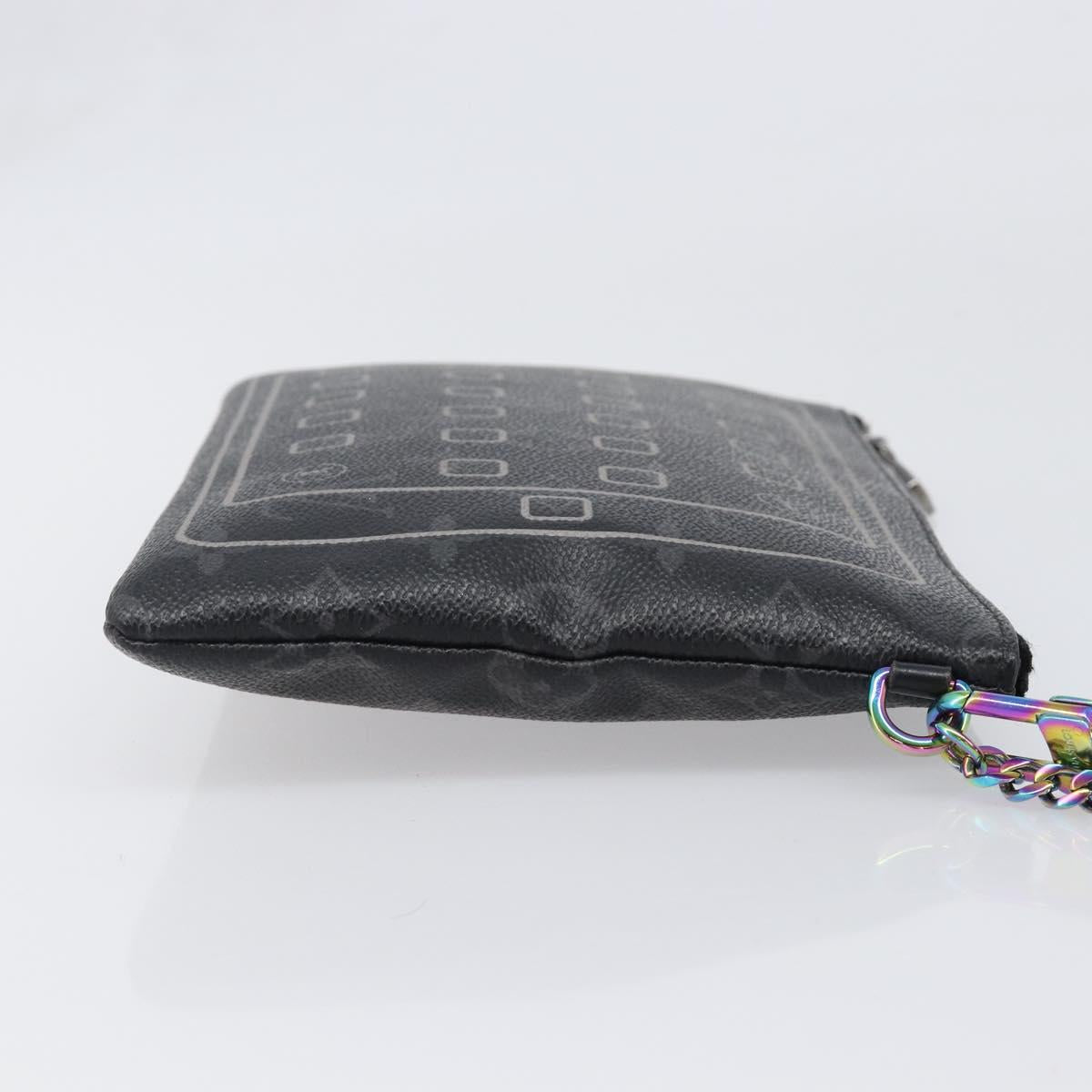 LOUIS VUITTON Monogram Eclipse Fragment iPhone Case M64449 LV Auth 199106V