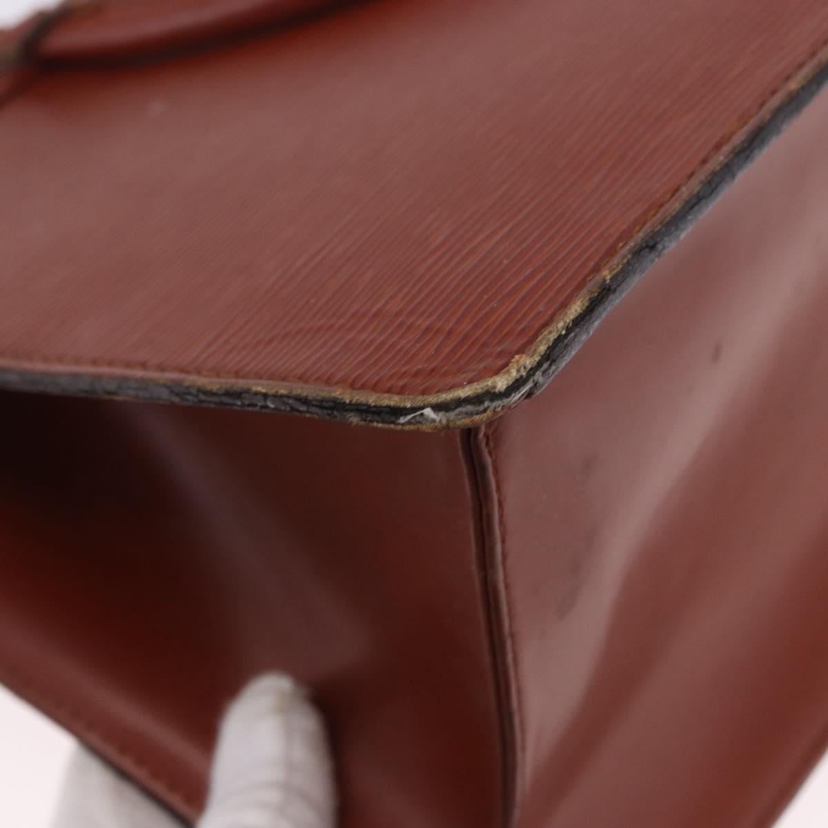 LOUIS VUITTON Epi Riviera Hand Bag Brown M48183 LV Auth 199108