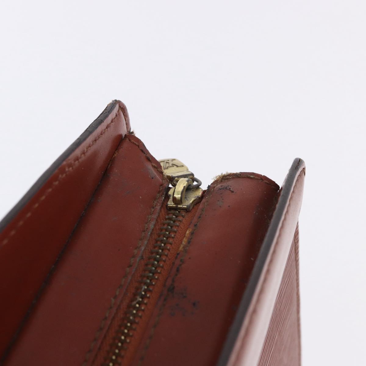 LOUIS VUITTON Epi Riviera Hand Bag Brown M48183 LV Auth 199108