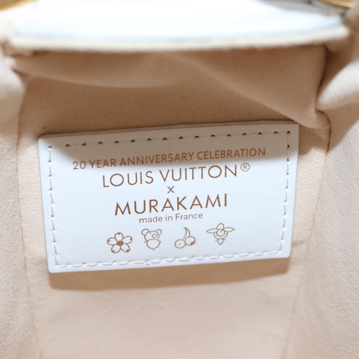 LOUIS VUITTON Monogram Multicolor Side Trunk MM Bag White M14046 Auth 199130SM