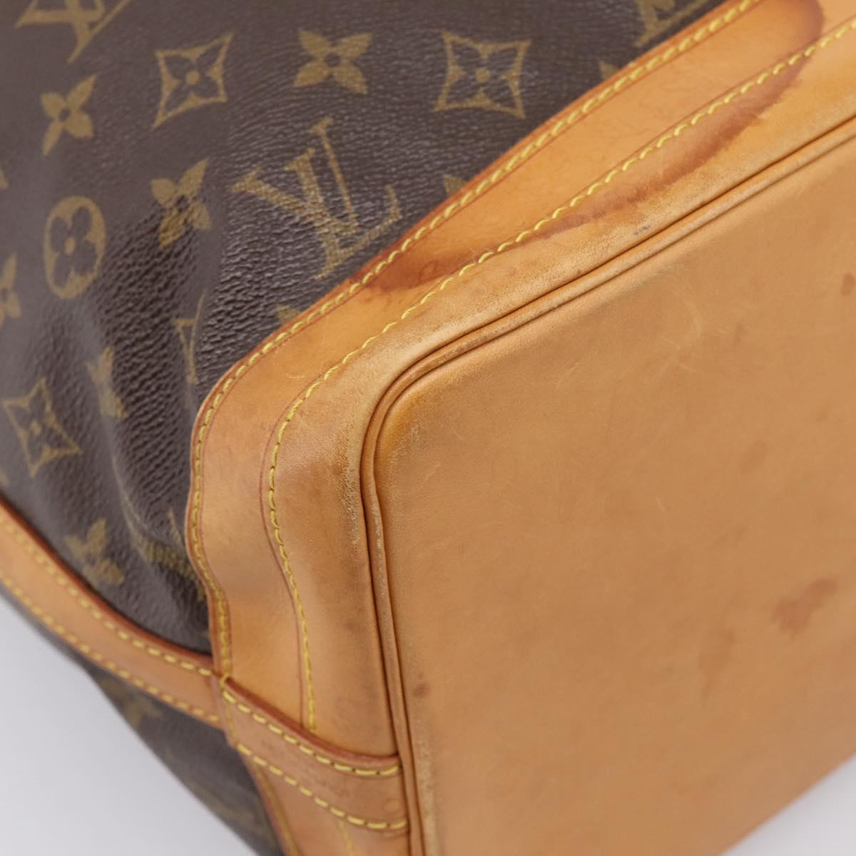 LOUIS VUITTON Monogram Noe Shoulder Bag M42224 LV Auth 199141