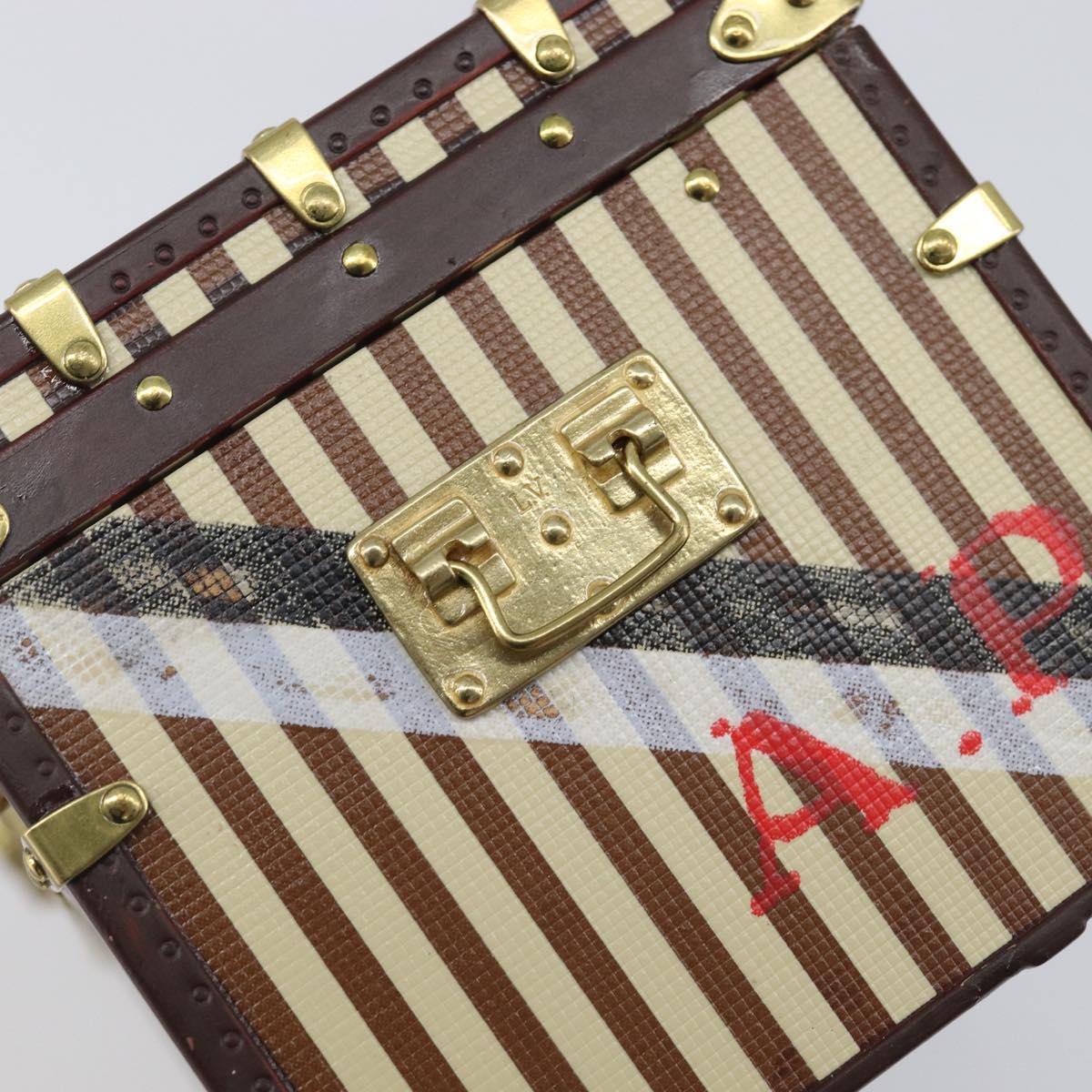 LOUIS VUITTON MALLE COURRIER 1888 Paper Weight Beige Brown M99729 Auth 199165V