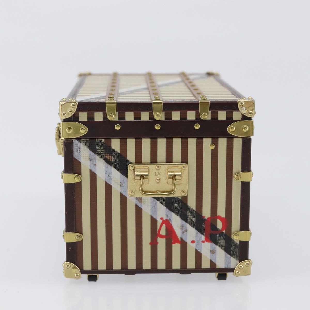 LOUIS VUITTON MALLE COURRIER 1888 Paper Weight Beige Brown M99729 Auth 199165V