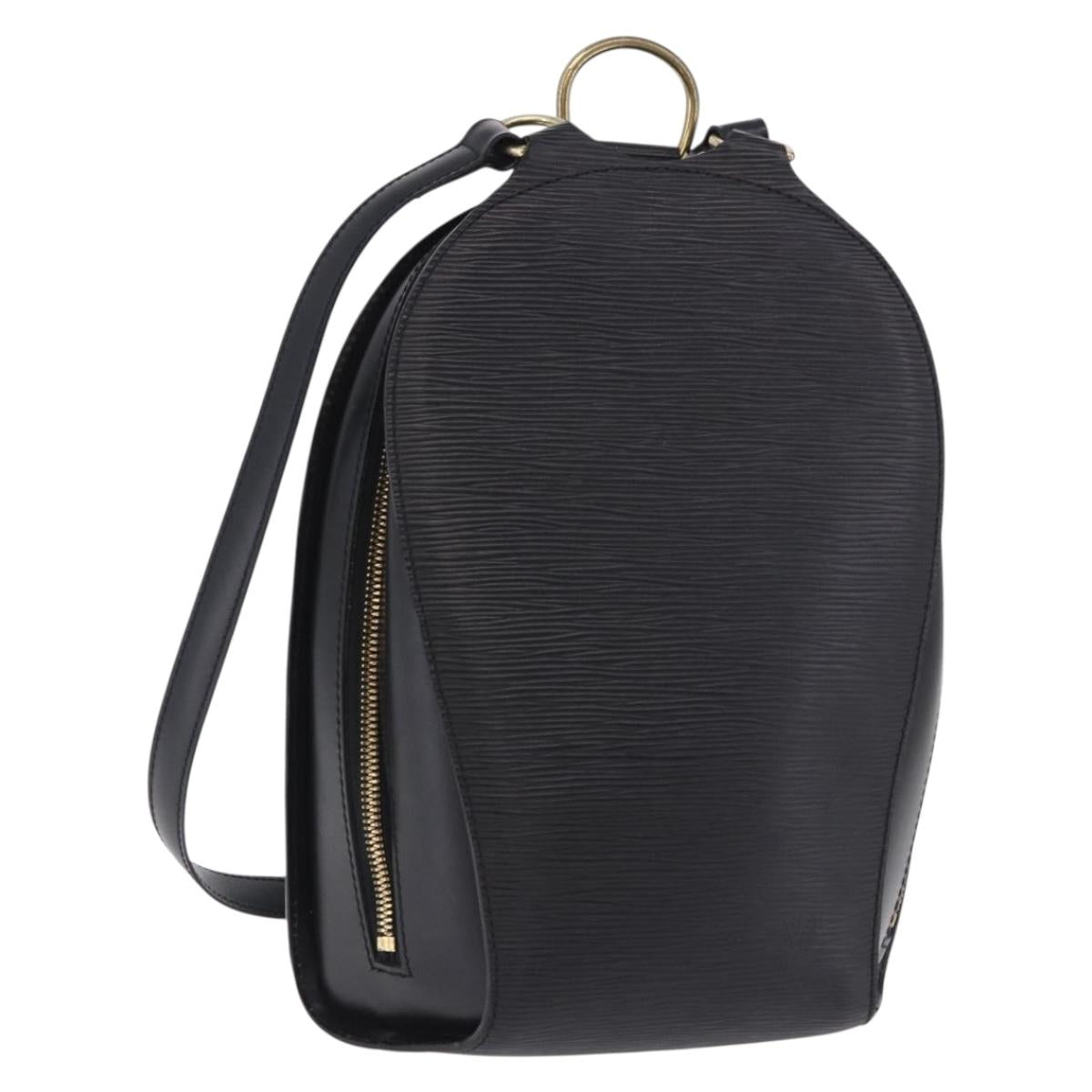LOUIS VUITTON Epi Mabillon Backpack Black M52232 LV Auth 199173A