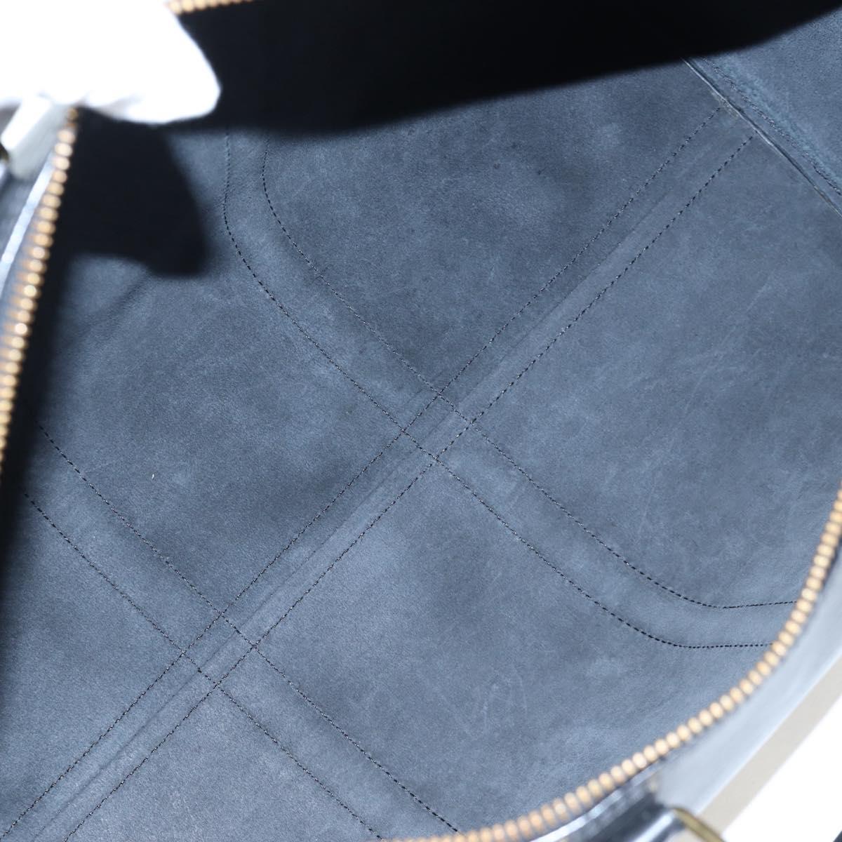 LOUIS VUITTON Epi Keepall 45 Boston Bag Noir M42972 LV Auth 199174V