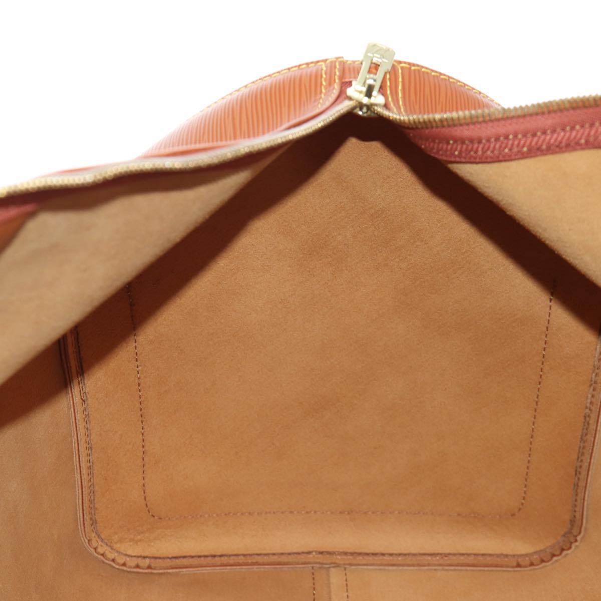 LOUIS VUITTON Epi Keepall 55 Boston Bag Brown M42958 LV Auth 199175V
