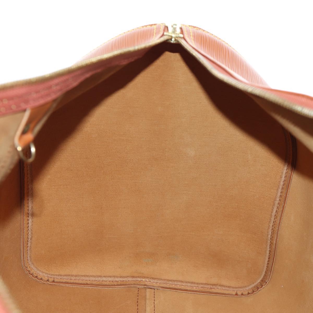 LOUIS VUITTON Epi Keepall 55 Boston Bag Brown M42958 LV Auth 199175V