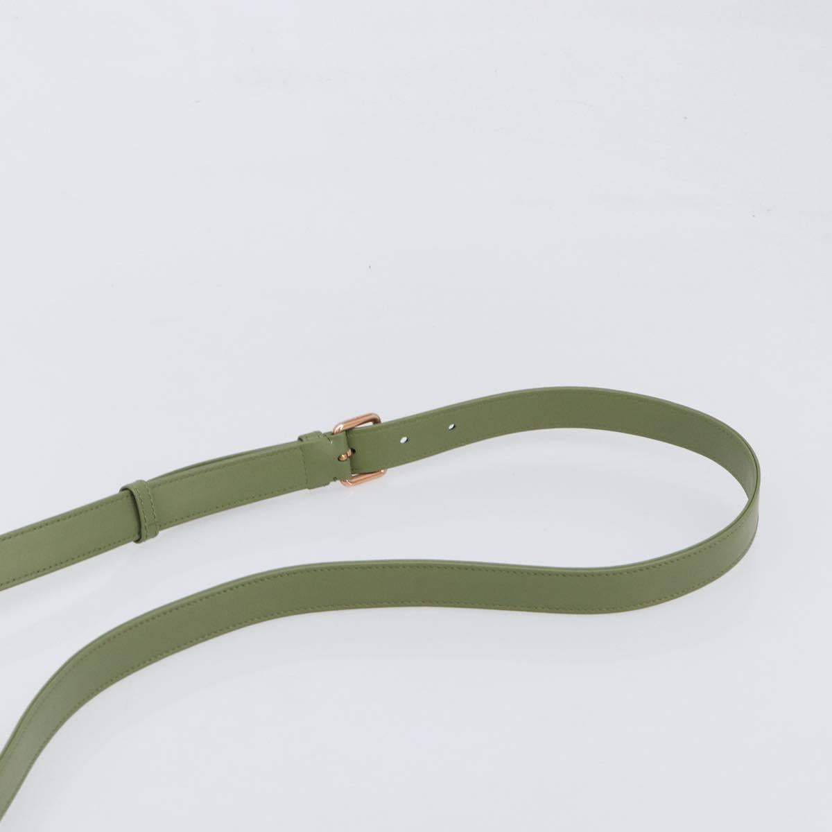 Christian Dior Lady Dior Hand Bag Beads 2way Green Gold Tone Auth 199181SM