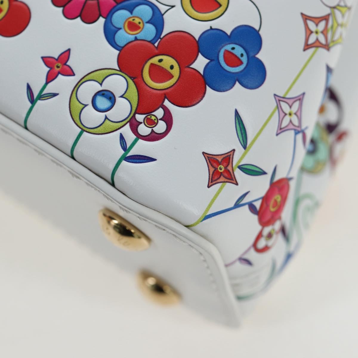 LOUIS VUITTON x TM Capucines EW Mini Leather 2way White M13246 Auth 199183SM