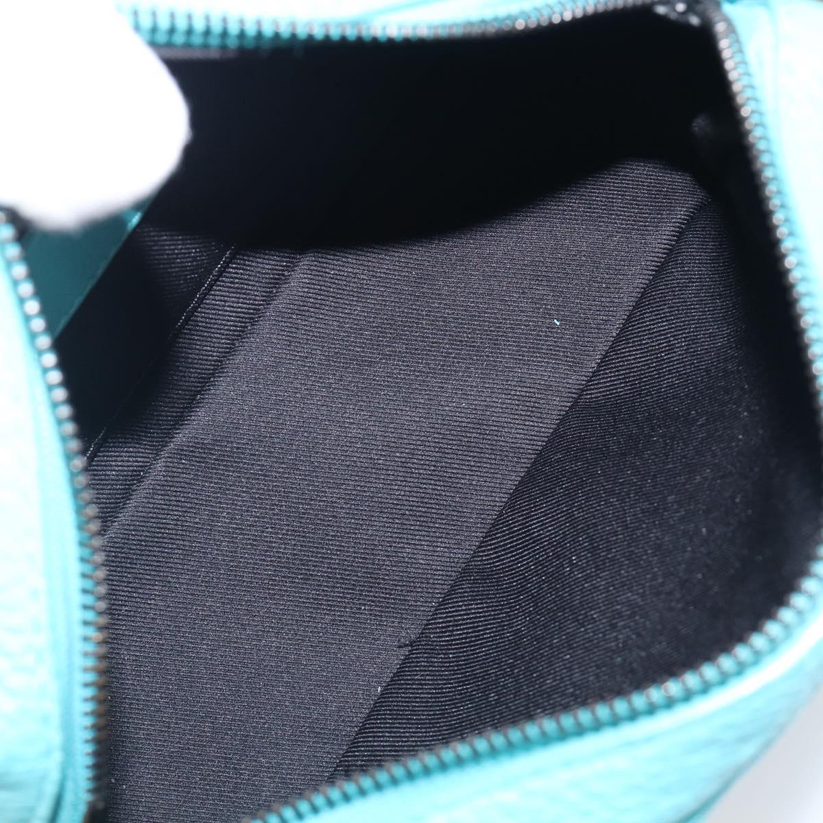 LOUIS VUITTON Mini Soft Trunk Taurillon Leather Blue Black M11673 Auth 199184SAM