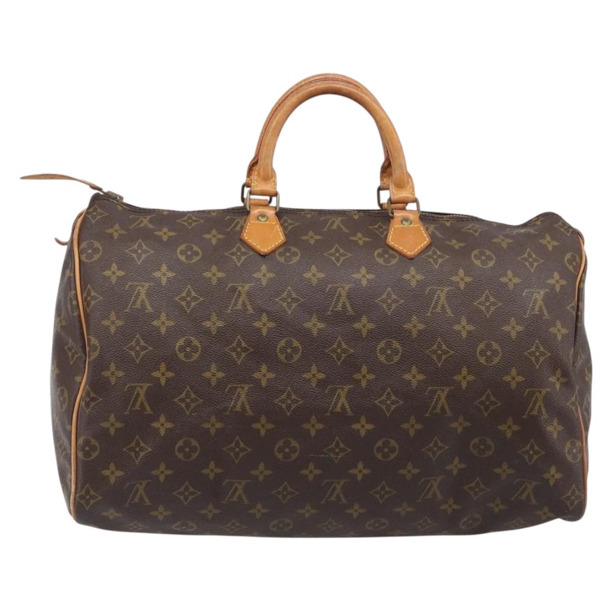 LOUIS VUITTON Monogram Speedy 40 Hand Bag M41522 LV Auth 199186