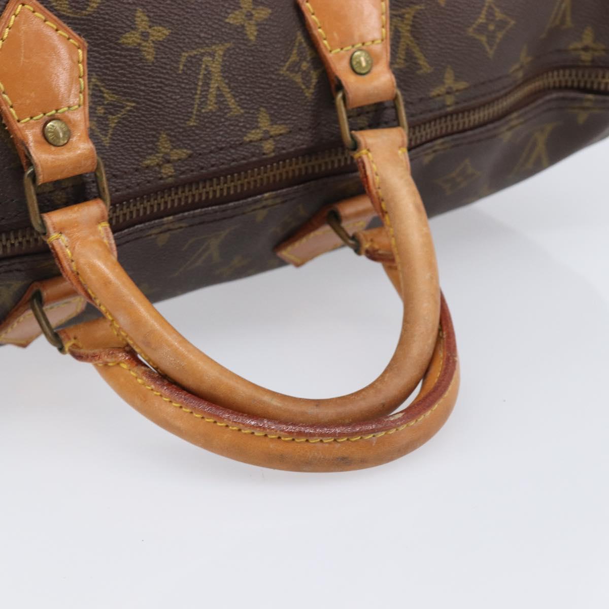 LOUIS VUITTON Monogram Speedy 40 Hand Bag M41522 LV Auth 199186