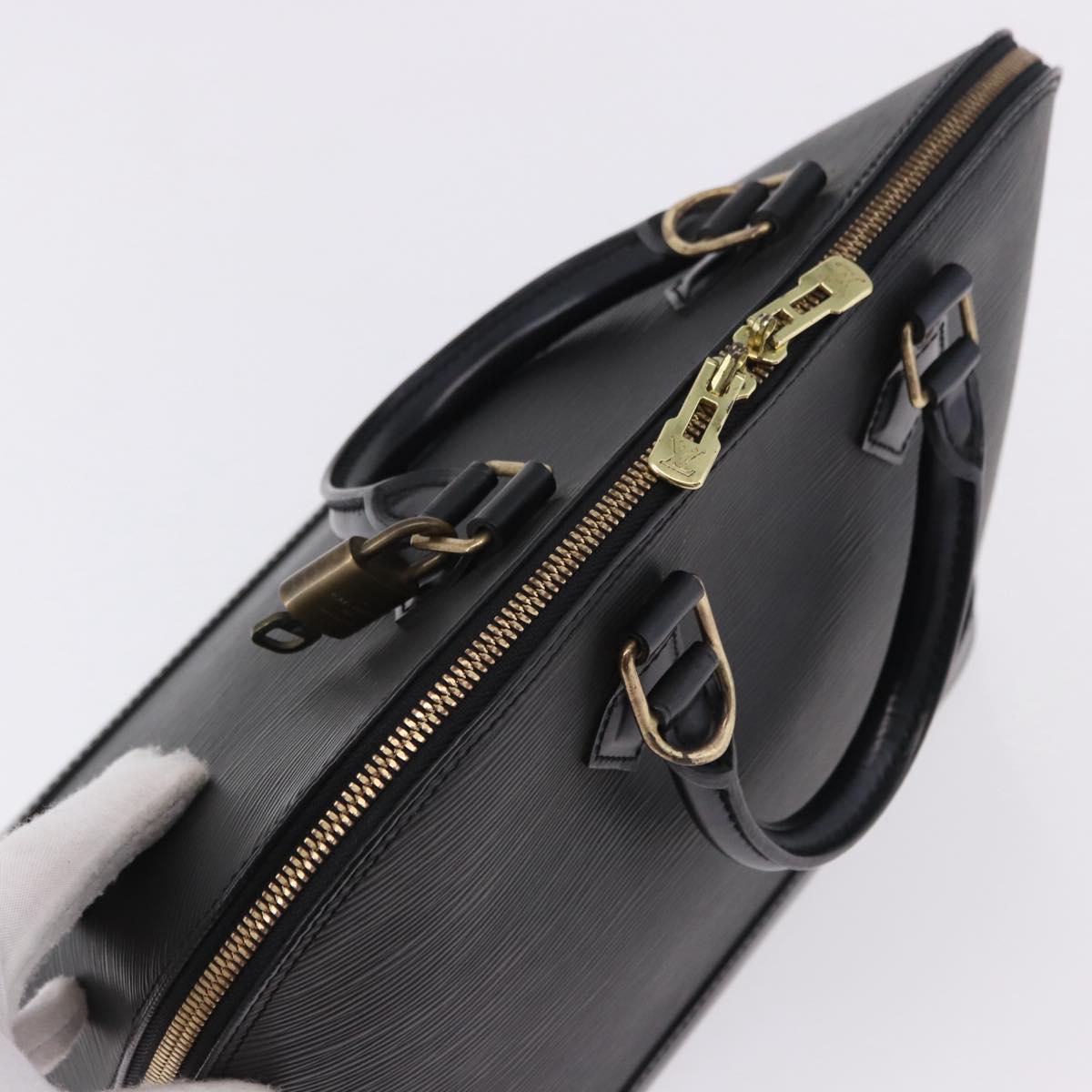 LOUIS VUITTON Epi Alma Hand Bag Noir Black M52142 LV Auth 199187V
