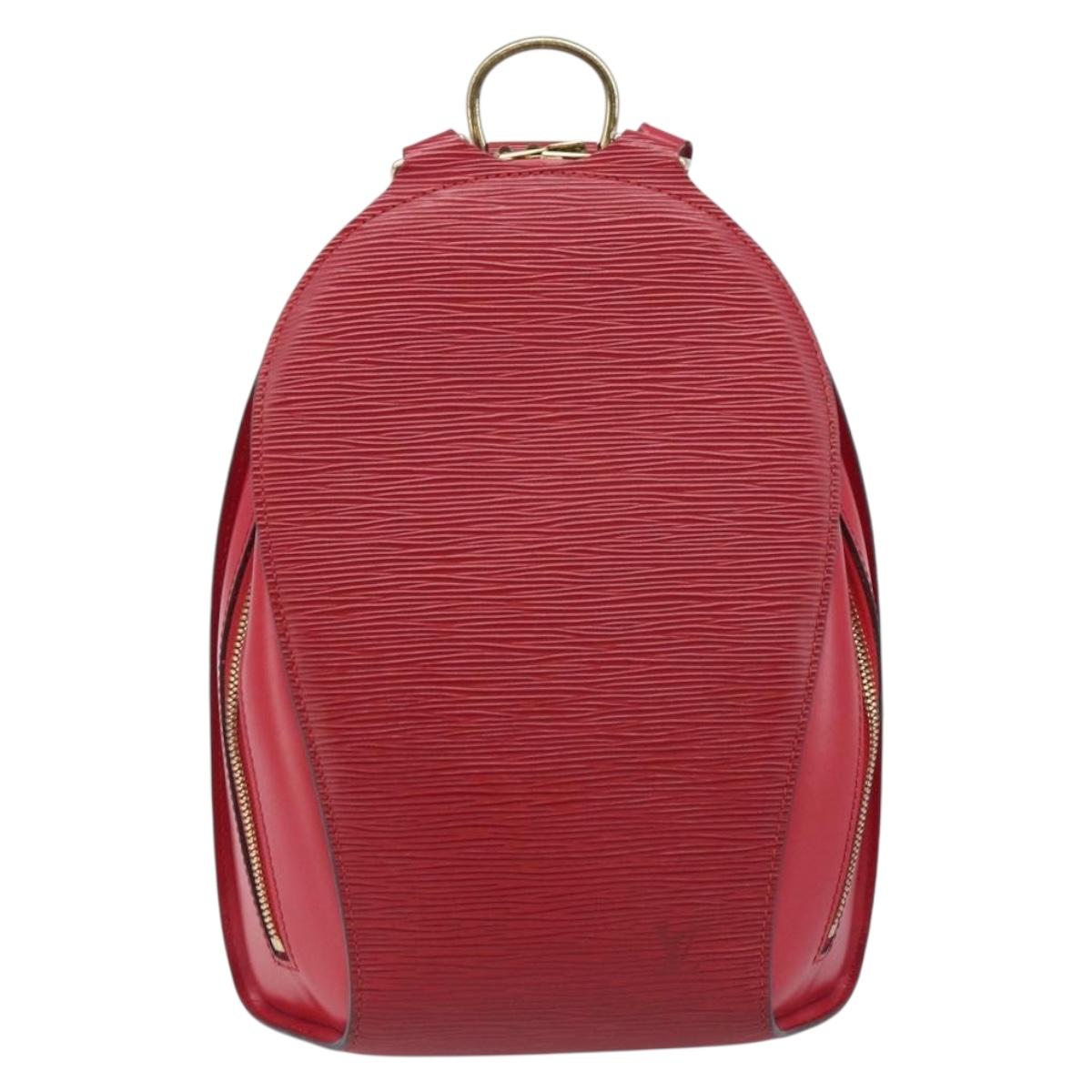 LOUIS VUITTON Epi Mabillon Backpack Castilian Red M52237 LV Auth 199196A