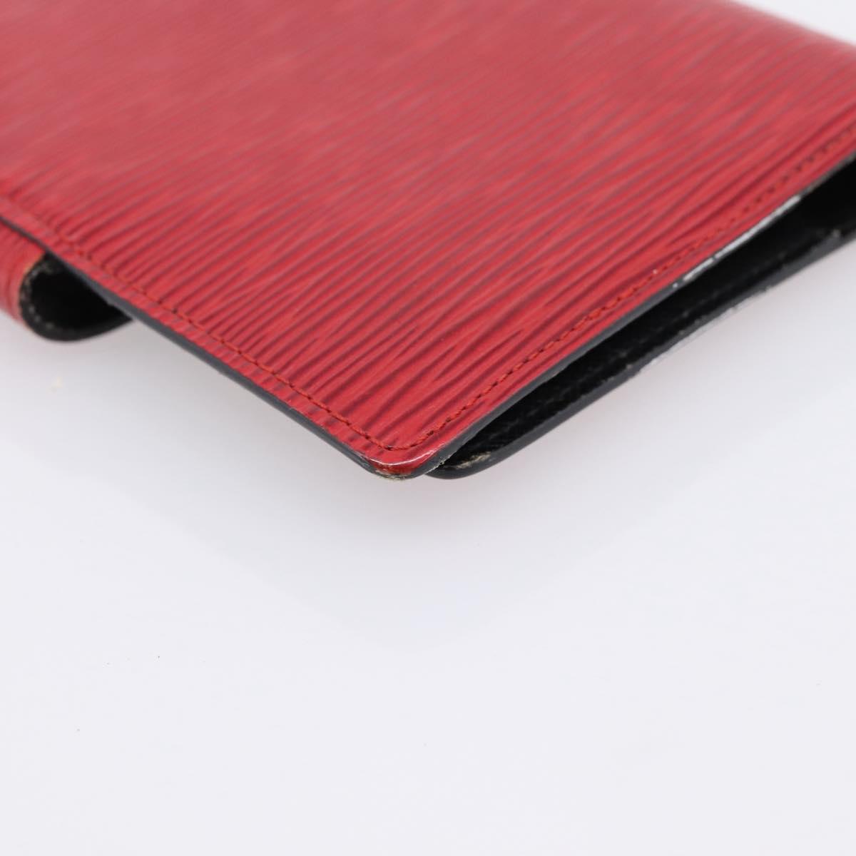 LOUIS VUITTON Epi Agenda PM Day Planner Cover Red R20057 LV Auth 199234